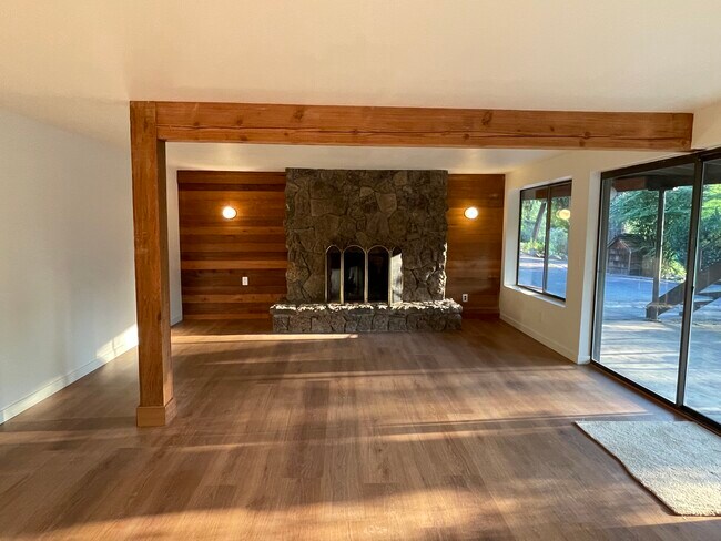 Living Room with Fireplace - 975 Edgewater Rd