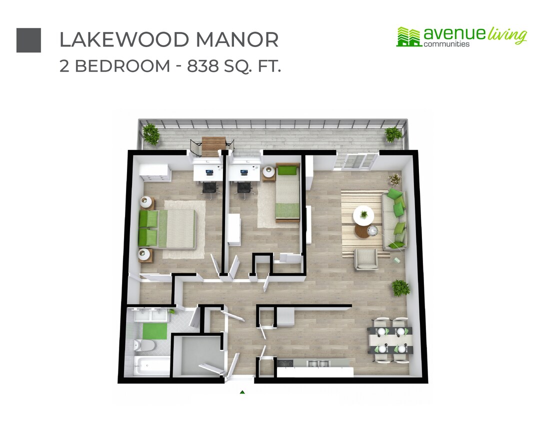 Plan d'étage - Lakewood Manor