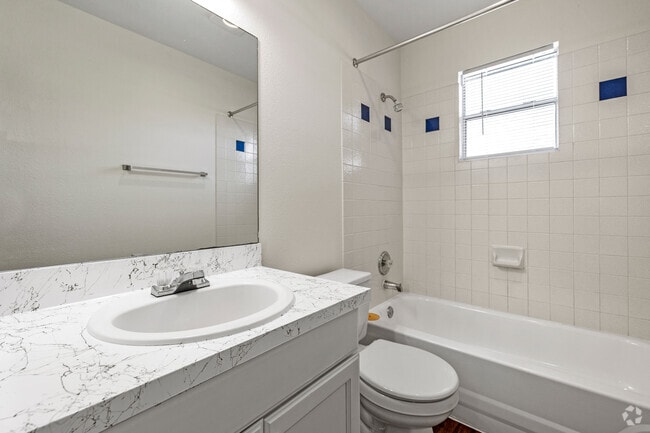 2BR, 2BA - 1,036SF - 2nd Bathroom - Asbury Place