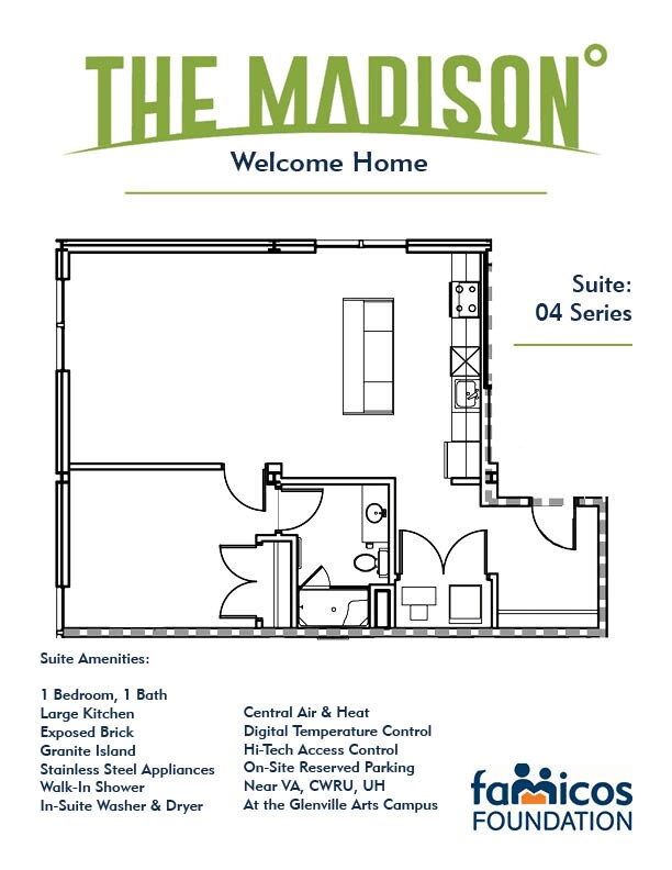 The Madison – 1 Bed 1 Bath