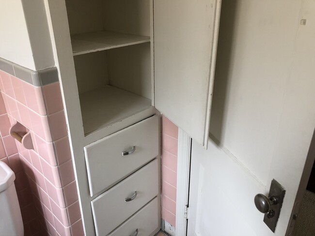 Bathroom storage - 1437 Old Ln Ave