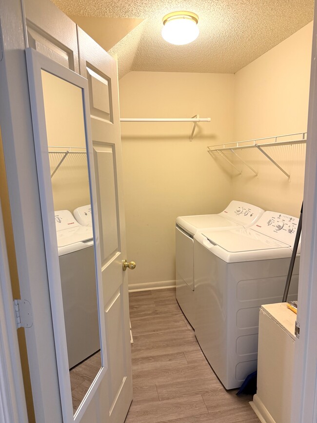 Full-size washer and dryer in separate laundry room - 117 Michael Dr