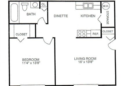 Lake View Shores Apartments – Renovated B Two Bedroom
