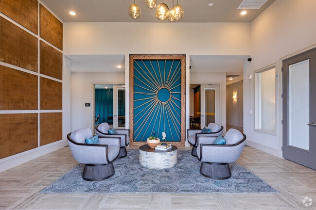 Leasing Office Lobby - The Luxe at Las Colinas - Your Lifestyle, Refined