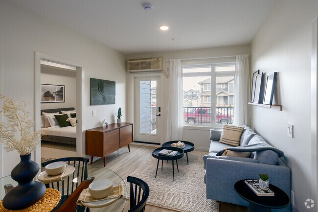 2 chambres, 2 salles de bain - 75 m² - Salon - 49th Battalion Apartments