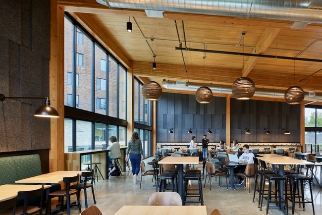 Terrace Dining Pavilion Lower Level Dining - Residential Village at UW Bothell