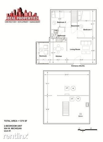 Foto del edificio - 2 br, 1 bath  - 804 W Michigan Ave Apt 1