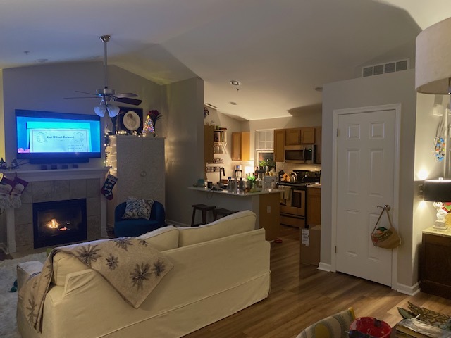 Open concept LR-Kitchen - 650 Preservation Trl