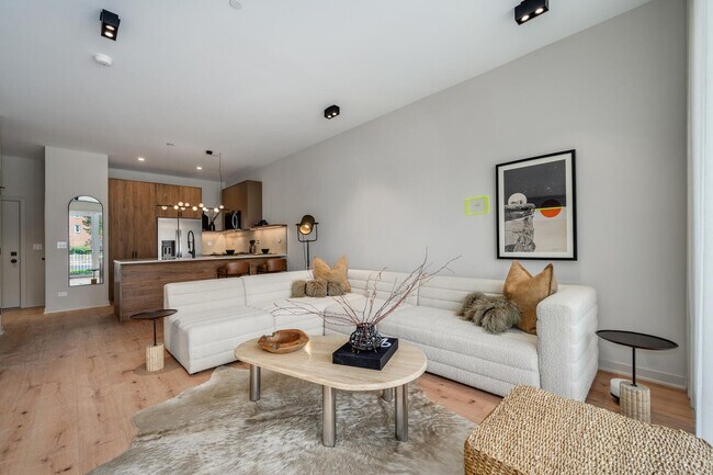 Plano de planta de concepto abierto - Novu Apartments