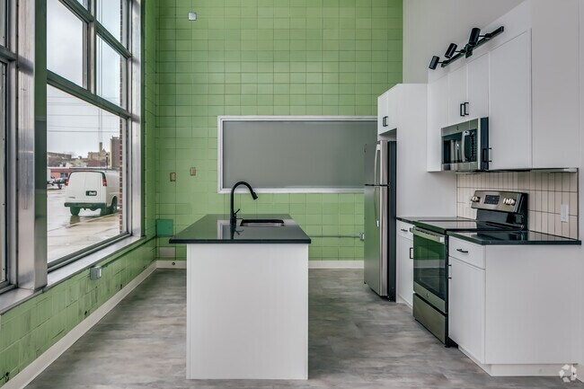 2BR, 2BA - 1624SF - Cocina - The Press Apartments