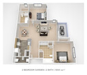 2 Bedroom 2 Bath