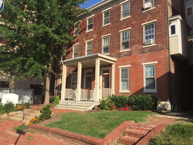 1883 building entrance - 16 W Chestnut St