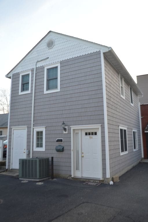 Front view, utility/storage room to the left - 9 Green St