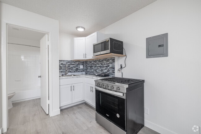 Estudio - 400 pies cuadrados - Cocina - Hawthorne Chateau Apartments