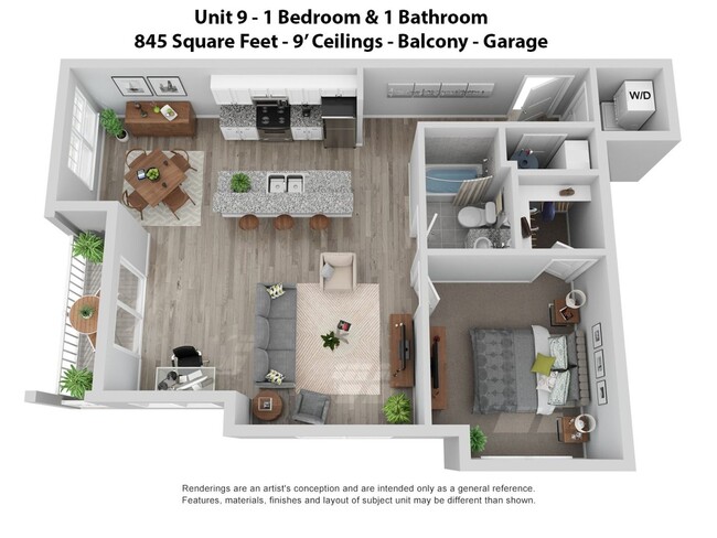 Interior Photo - The Lofts at Kelley Farms