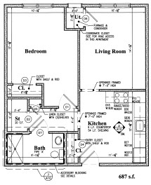 1BR/1BA - Sunrise Gardens