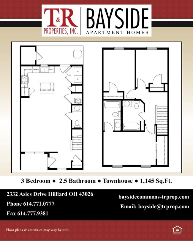 Bayside Apartments 2332 Asics Dr Hilliard, OH Apartments for Rent