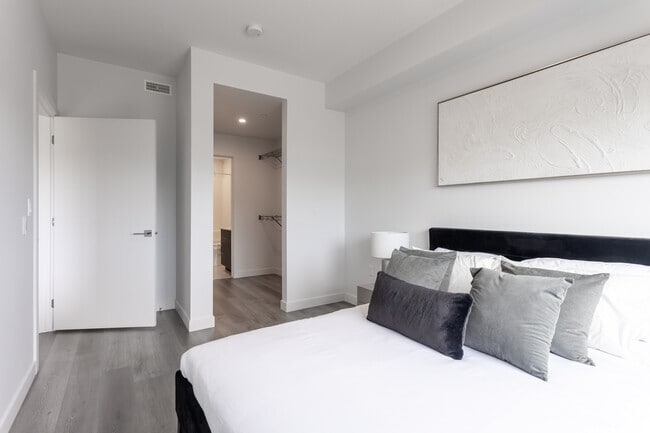 2BR, 2BA - 860SF - First Bedroom - Edgemont Flats