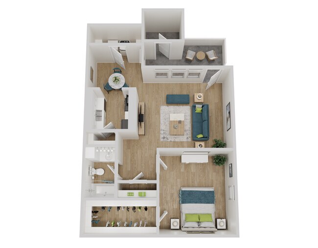 Plano de planta - Serena Apartments