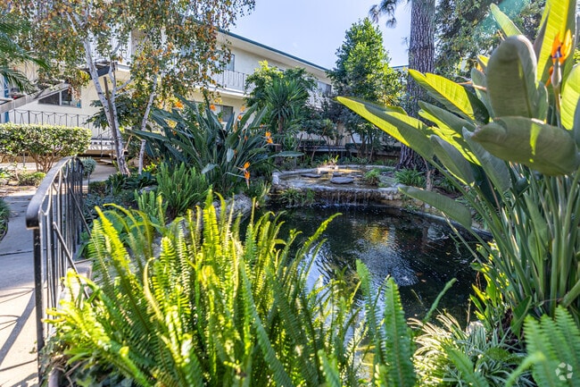 Koi Pond and Waterfall - The Continental Arcadia