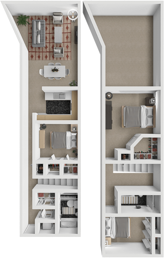The Brick Lofts at Historic West Tech – Diploma Den - Faculty Lounge - Semester Suite