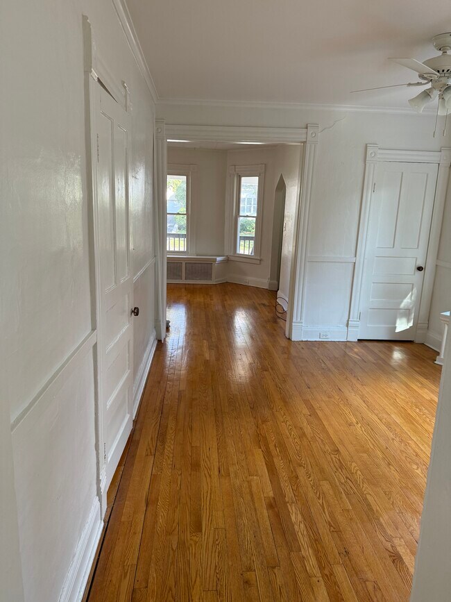 Looking into livingroom from diningroom - 647 Dewitt St