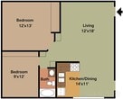 Primary Photo - 910 SqFt 2 Bedroom Apartment