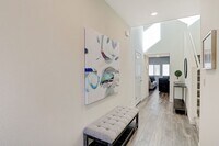 ALMOST NEW FULLY FURNISHED 4 BEDROOM, 2.5 BATHS, CONTEMPORARY FURNITURE AND FINISHES,