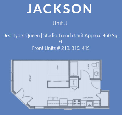 Plano de planta - King Street Flats