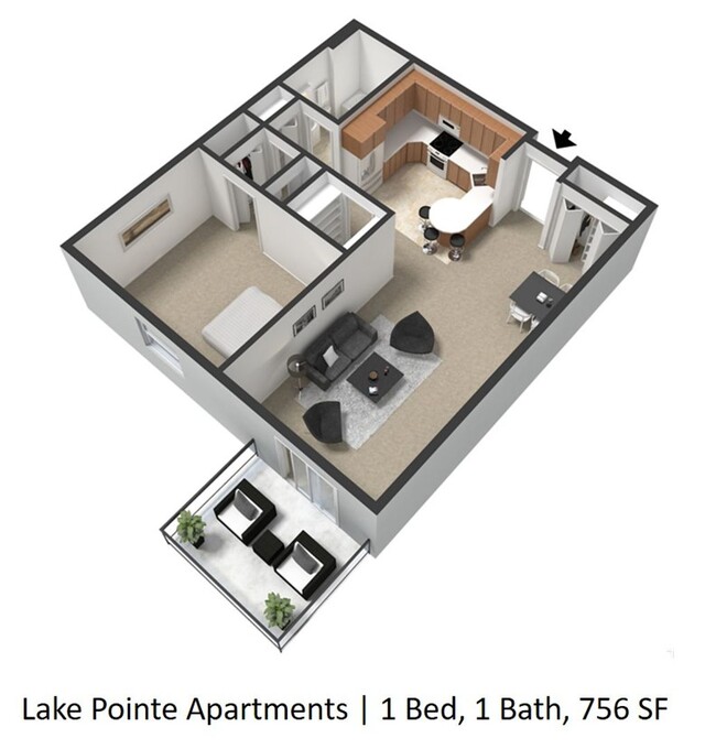 Foto del interior - Lake Pointe Apartments