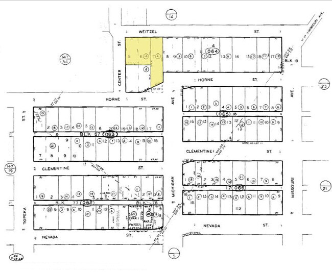 Plat Map - Horne Street Apartments