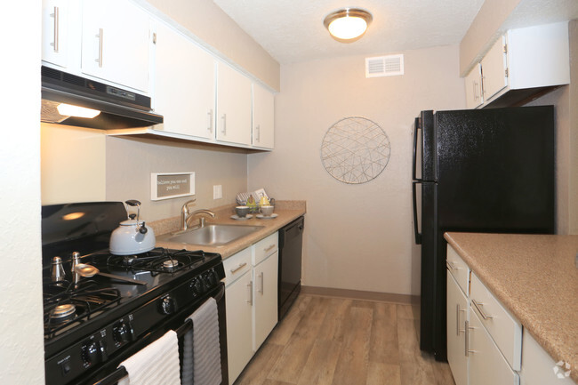 1BR 1BA- Kitchen - Wyoming Place Apartments