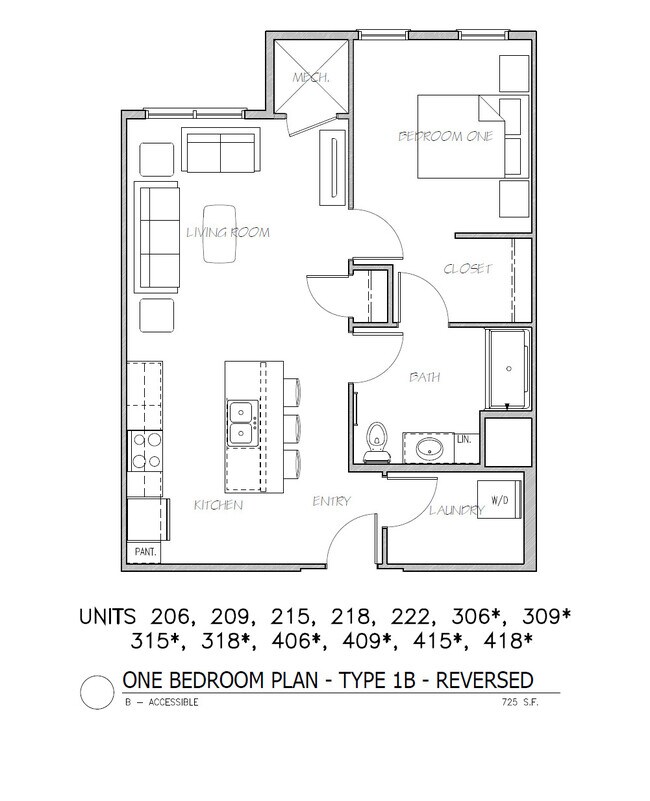 Plano de planta - Haven on Main
