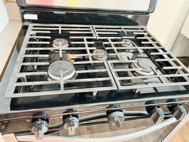 5 burner gas stove - 684 E Mapledale Ave