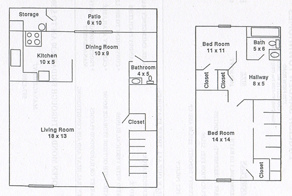 2HAB/1.5BA - English Garden Townhomes