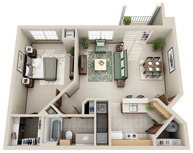 Settler's Landing Apartments – A1
