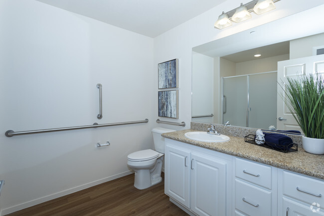 1BR, 1BA 750 SF Bathroom - Flamingo Pines Senior 55+