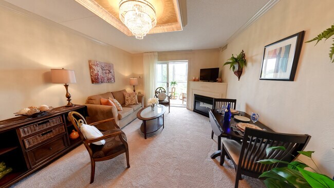 The Hance - Living Room - The Village at St. Barnabas