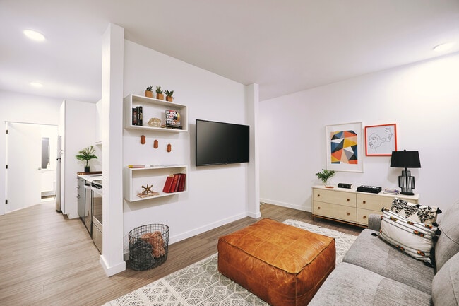 Cove Living Room/Kitchen - Brick Avenue Lofts