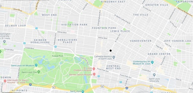 Mapa de la zona - 4500 McPherson Ave
