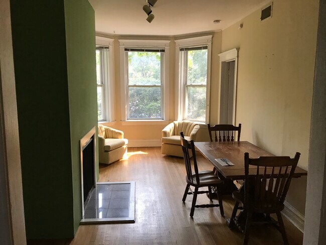 Living room - office is door on the right - 836 W Newport Ave