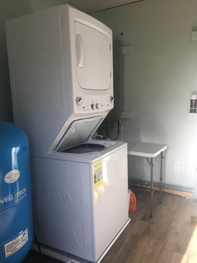 New washer and dryer for your use. - 381 Private Road 4219