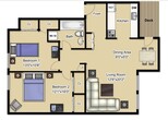 2 Bedroom 1 Bath