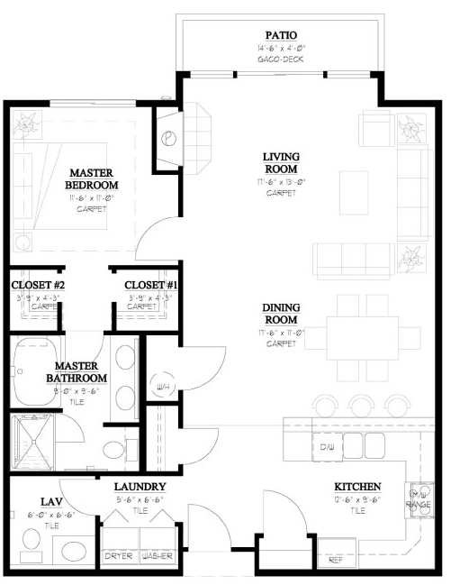 1HAB/1BA - North Bay Condominiums