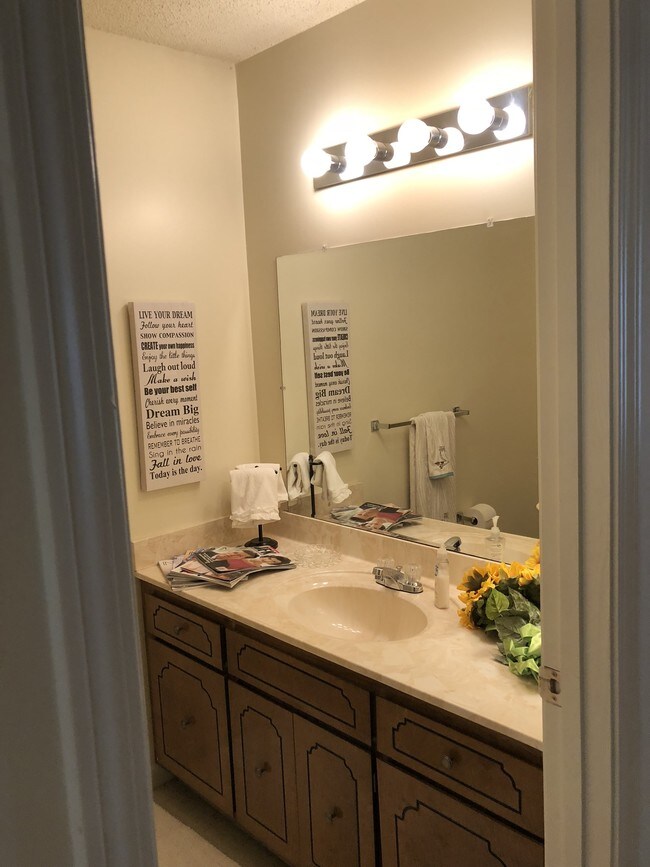 large 1/2 bath downstairs - 109 Michael Dr
