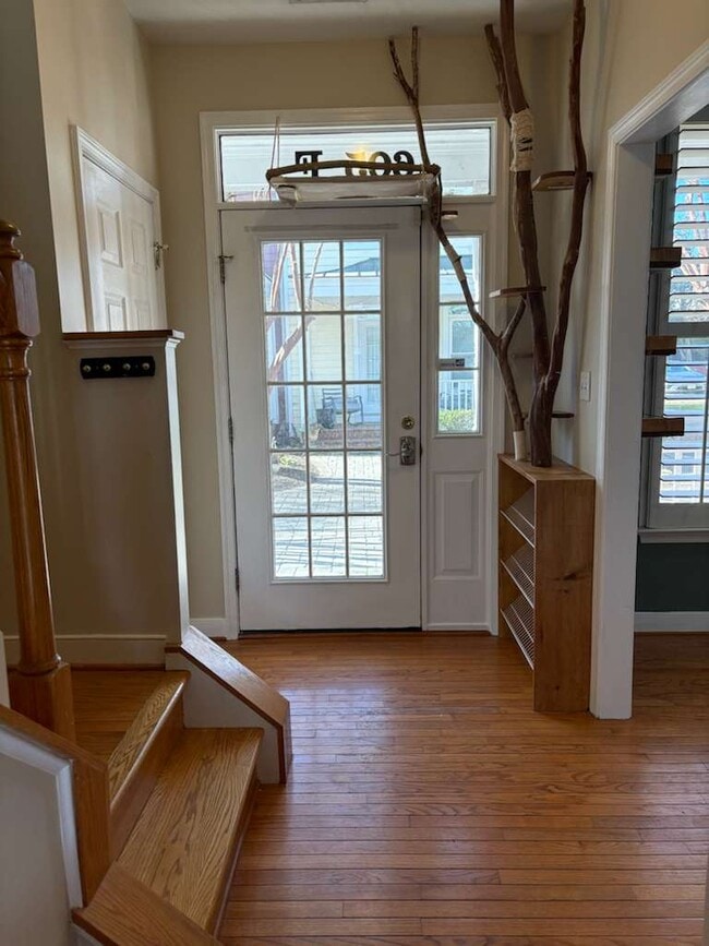 Entrance and Cat Scratching Post - 605 Spring St