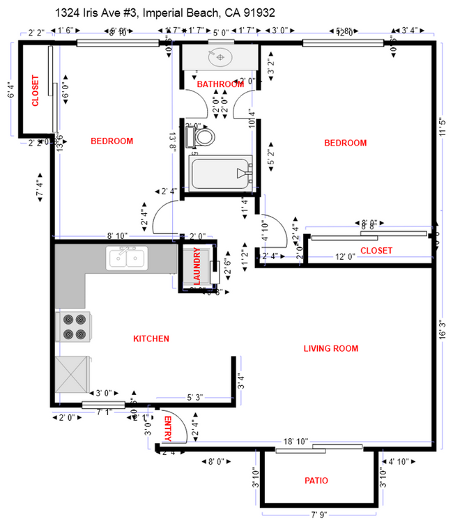 Building Photo - Updated Imperial Beach Condo!