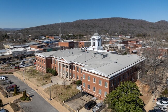 The Jackson County Courthouse is an iconic landmark of Scottsboro.