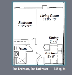 1BR/1BA - Trailside Townhomes