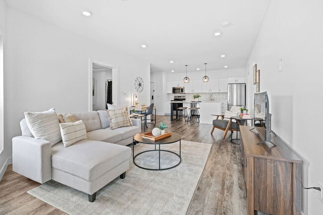 Furnished Living Room in One Bedroom Unit - Brio